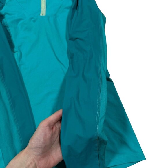 Lululemon Trail Bound Half Zip Pullover Size 4 Blue Tropics Luxtreme Run Hike - Picture 4 of 8